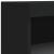 Servantă cu lumini LED, negru, 60,5x37x100 cm GartenMobel Dekor