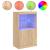 Servantă cu lumini LED, stejar sonoma, 60,5x37x100 cm GartenMobel Dekor