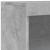 Servantă cu lumini LED, gri beton, 60,5x37x100 cm GartenMobel Dekor