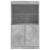 Servantă cu lumini LED, gri beton, 60,5x37x100 cm GartenMobel Dekor