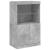 Servantă cu lumini LED, gri beton, 60,5x37x100 cm GartenMobel Dekor