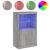 Servantă cu lumini LED, gri sonoma, 60,5x37x100 cm GartenMobel Dekor