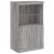 Servantă cu lumini LED, gri sonoma, 60,5x37x100 cm GartenMobel Dekor