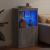 Servantă cu lumini LED, gri sonoma, 60,5x37x100 cm GartenMobel Dekor