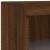 Servantă cu lumini LED, stejar maro, 60,5x37x100 cm GartenMobel Dekor