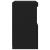 Servantă cu lumini LED, negru, 41x37x67 cm GartenMobel Dekor