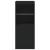 Servantă cu lumini LED, negru, 41x37x100 cm GartenMobel Dekor