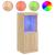Servantă cu lumini LED, stejar sonoma, 41x37x100 cm GartenMobel Dekor