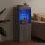Servantă cu lumini LED, gri sonoma, 41x37x100 cm GartenMobel Dekor
