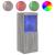 Servantă cu lumini LED, gri sonoma, 41x37x100 cm GartenMobel Dekor