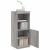 Servantă cu lumini LED, gri sonoma, 41x37x100 cm GartenMobel Dekor