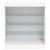 Servantă cu lumini LED, alb, 60,5x37x67 cm GartenMobel Dekor