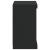 Servantă cu lumini LED, negru, 60,5x37x67 cm GartenMobel Dekor