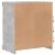 Servantă cu lumini LED, gri beton, 60,5x37x67 cm GartenMobel Dekor
