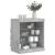 Servantă cu lumini LED, gri beton, 60,5x37x67 cm GartenMobel Dekor