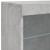 Servantă cu lumini LED, gri beton, 60,5x37x67 cm GartenMobel Dekor