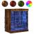 Servantă cu lumini LED, stejar fumuriu, 60,5x37x67 cm GartenMobel Dekor