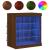 Servantă cu lumini LED, stejar maro, 60,5x37x67 cm GartenMobel Dekor