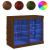 Servantă cu lumini LED, stejar maro, 81x37x67 cm GartenMobel Dekor