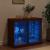 Servantă cu lumini LED, stejar maro, 81x37x67 cm GartenMobel Dekor