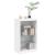 Servantă cu lumini LED, alb, 60,5x37x100 cm GartenMobel Dekor