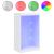 Servantă cu lumini LED, alb, 60,5x37x100 cm GartenMobel Dekor