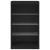 Servantă cu lumini LED, negru, 60,5x37x100 cm GartenMobel Dekor