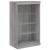 Servantă cu lumini LED, gri sonoma, 60,5x37x100 cm GartenMobel Dekor