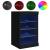 Servantă cu lumini LED, negru, 41x37x67 cm GartenMobel Dekor