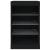 Servantă cu lumini LED, negru, 41x37x67 cm GartenMobel Dekor
