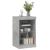 Servantă cu lumini LED, gri beton, 41x37x67 cm GartenMobel Dekor