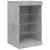 Servantă cu lumini LED, gri beton, 41x37x67 cm GartenMobel Dekor