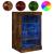 Servantă cu lumini LED, stejar fumuriu, 41x37x67 cm GartenMobel Dekor