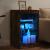 Servantă cu lumini LED, stejar fumuriu, 41x37x67 cm GartenMobel Dekor