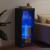 Servantă cu lumini LED, negru, 41x37x100 cm GartenMobel Dekor