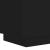 Noptiere cu lumini LED, 2 buc., negru, lemn prelucrat GartenMobel Dekor