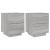 Noptiere cu lumini LED, 2 buc., sonoma gri, lemn prelucrat GartenMobel Dekor