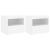 Noptiere cu lumini LED, 2 buc., alb, 50x40x45 cm GartenMobel Dekor