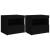 Noptiere cu lumini LED, 2 buc., negru, 50x40x45 cm GartenMobel Dekor