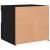 Noptiere cu lumini LED, 2 buc., negru, 50x40x45 cm GartenMobel Dekor