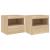 Noptiere cu lumini LED, 2 buc., stejar sonoma, 50x40x45 cm GartenMobel Dekor