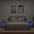 Noptiere cu lumini LED, 2 buc., stejar sonoma, 50x40x45 cm GartenMobel Dekor