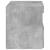 Noptieră cu lumini LED, gri beton, 50x40x45 cm GartenMobel Dekor