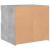 Noptieră cu lumini LED, gri beton, 50x40x45 cm GartenMobel Dekor