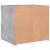 Noptiere cu lumini LED, 2 buc., gri beton, 50x40x45 cm GartenMobel Dekor