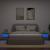 Noptiere cu lumini LED, 2 buc., gri beton, 50x40x45 cm GartenMobel Dekor