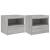 Noptiere cu lumini LED, 2 buc., gri sonoma, 50x40x45 cm GartenMobel Dekor