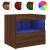 Noptiere cu lumini LED, 2 buc., stejar maro, 50x40x45 cm GartenMobel Dekor
