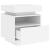 Noptiere cu lumini LED, 2 buc., alb, 40x39x48,5 cm GartenMobel Dekor