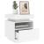 Noptiere cu lumini LED, 2 buc., alb, 40x39x48,5 cm GartenMobel Dekor